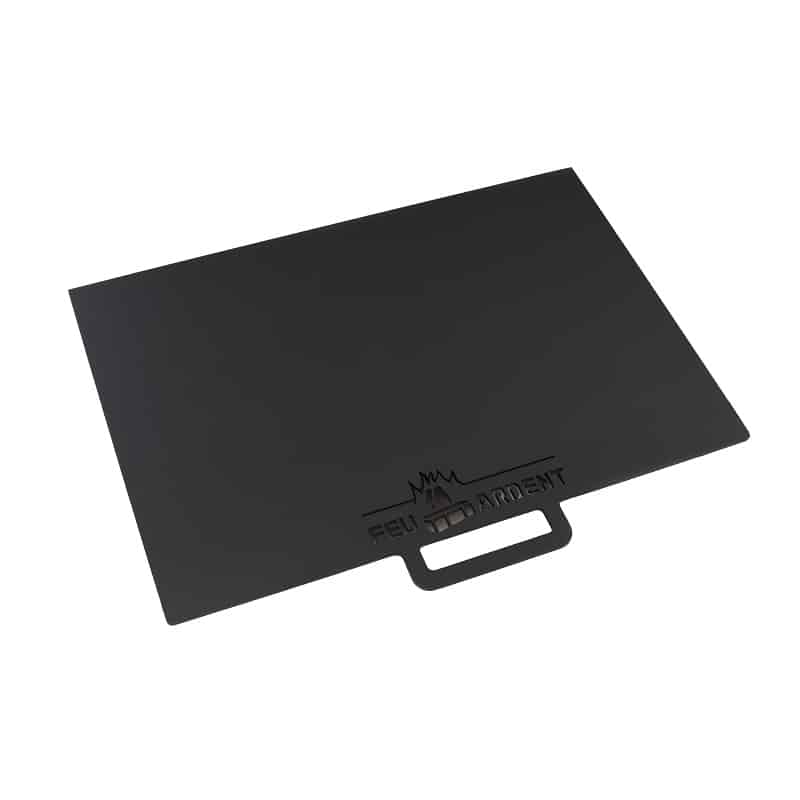 plaque d'acier 18 x 26" pour foyer extérieur 125, série 200 et 300-2D