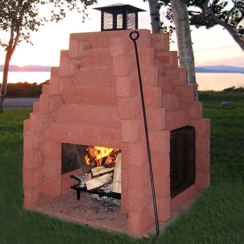 foyer extérieur no.130-3 rouge