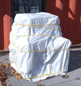 foyer extérieur protection hiver