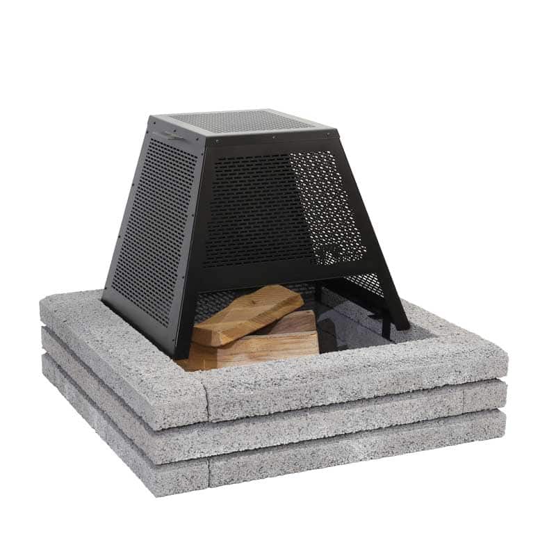 foyer exterieur Le Camping 3 rangs-pare-etincelles