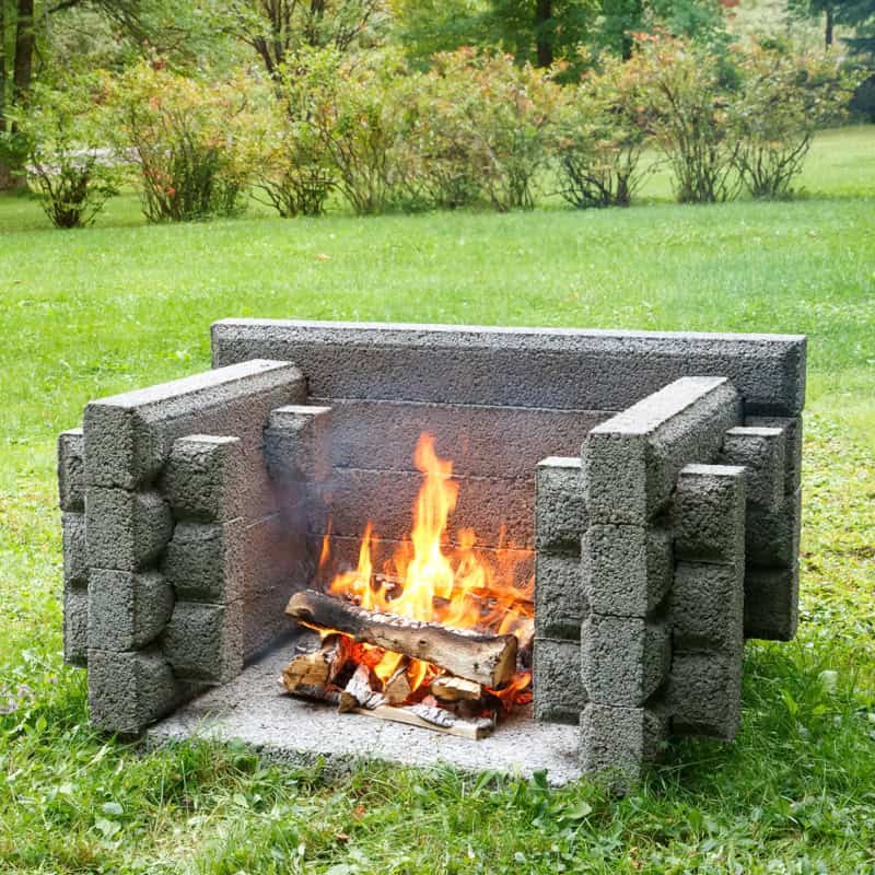 Foyer extérieur modèle Pique-Nique gris avec rang additionnel