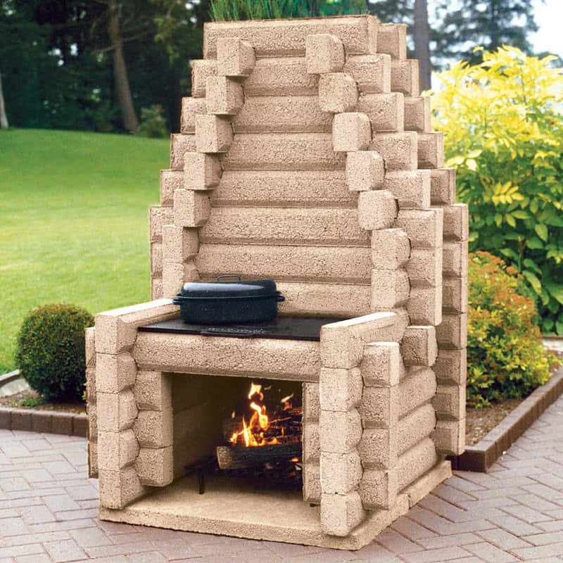 foyer feu ardent modèle 125 beige