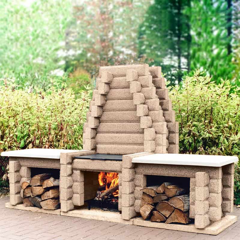 Foyer d'extérieur 200-2 beige