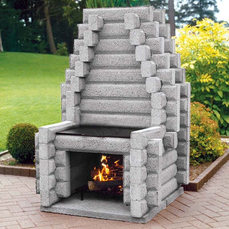 Foyer Extérieur 125 représenté en gris